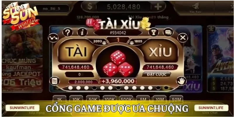 Cổng game được ưa chuộng bởi nhiều điểm nổi trội trong dịch vụ