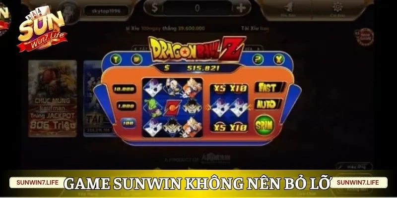 Top các game không nên bỏ lỡ tại Sunwin